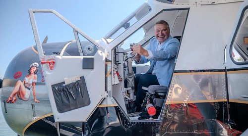 'Miss El' plane at the Hotel Eldorado celebrates hotel's 100th anniversary, aviation and pin-up girls
