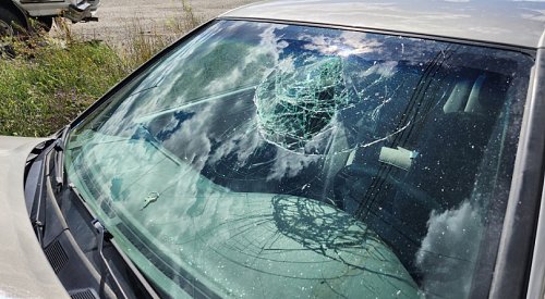 ‘Bleeding liberally’: Impaired driver smashes face on windshield in crash in front of cop